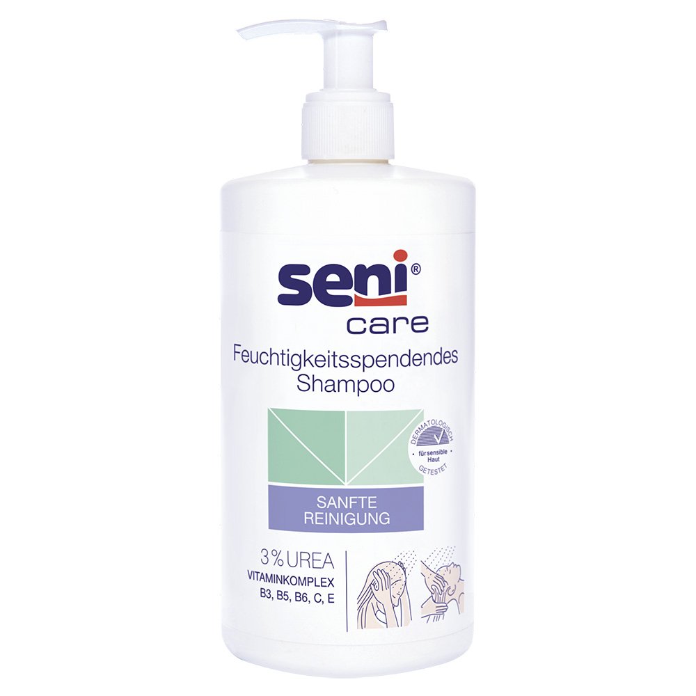 SENI Feuchtigkeitsspendendes Shampoo, 3% Urea, 500 ml