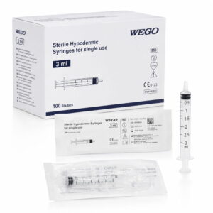 WEGO Einmalspritzen, 3-teilig, 3ml, 100stk